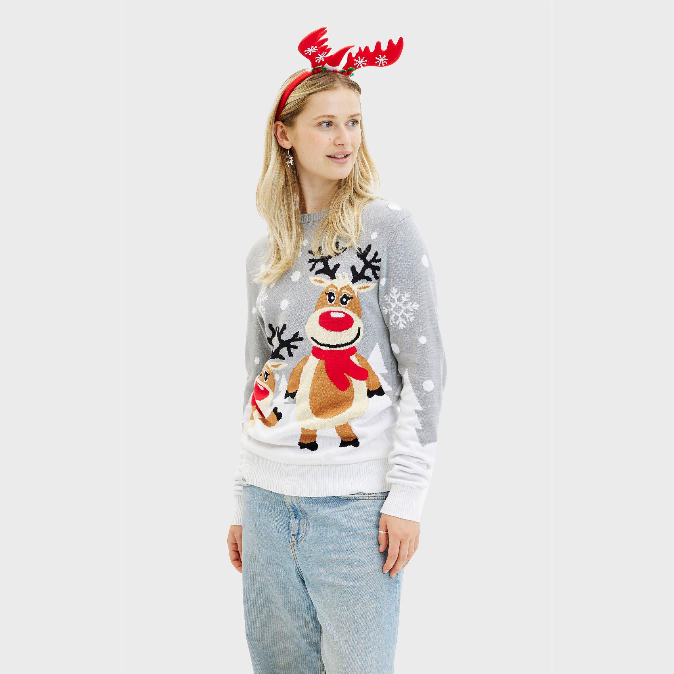 Niedlicher Weihnachtspullover - Damen.
